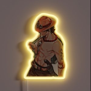 Ace From The Anime One Piece RGB Neon Sign