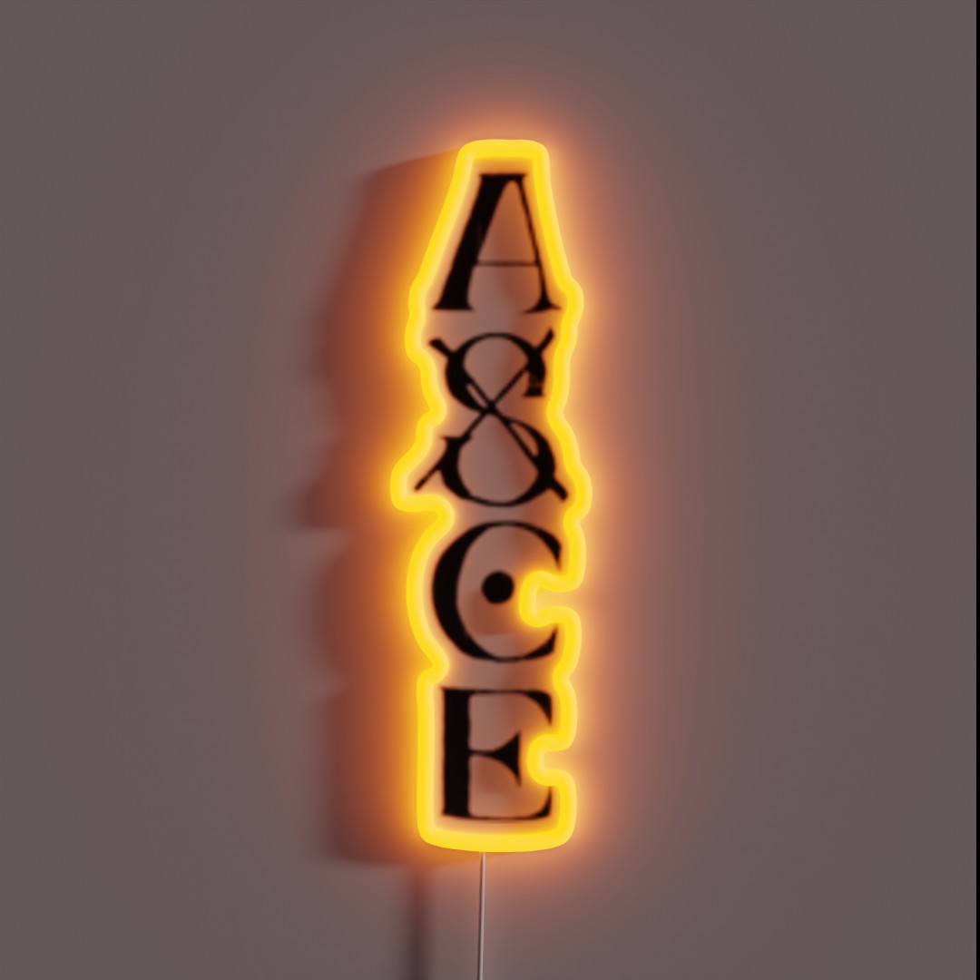 Ace TATTOO ASCE RGB Neon Sign Ace TATTOO ASCE RGB Neon Sign