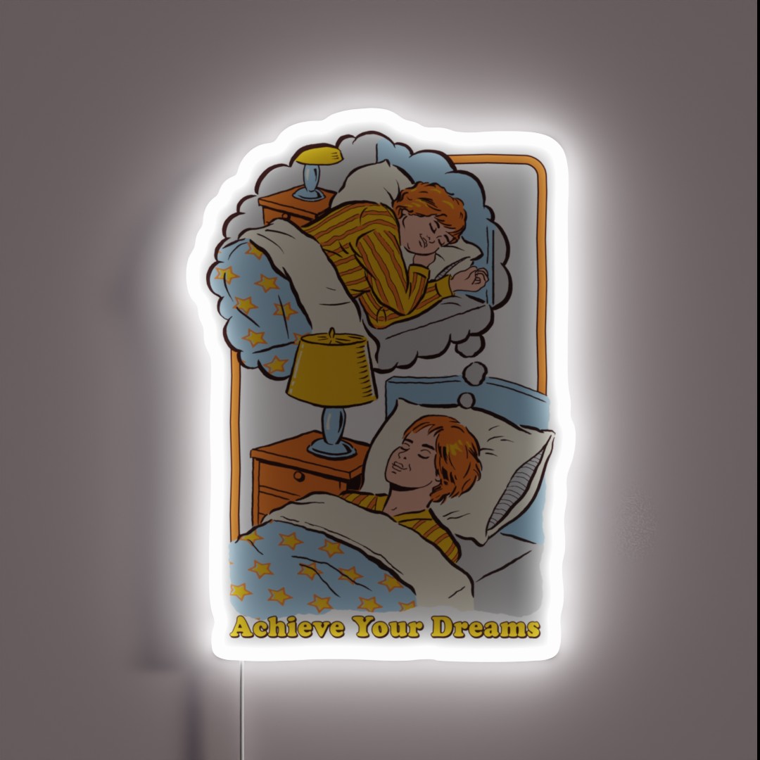Achieve Your Dreams RGB Neon Sign Achieve Your Dreams RGB Neon Sign