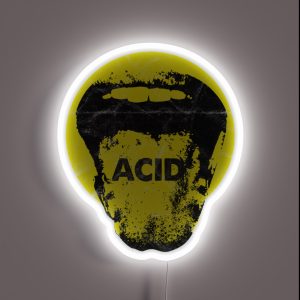 Acid Techno Vintage Rave Party Festival Synth LSD Analog DMT Design RGB Neon Sign Acid Techno Vintage Rave Party Festival Synth LSD Analog DMT Design RGB Neon Sign