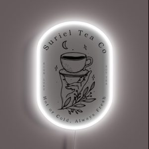 ACOTAR Suriel Tea Co RGB Neon Sign