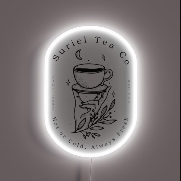 ACOTAR Suriel Tea Co RGB Neon Sign