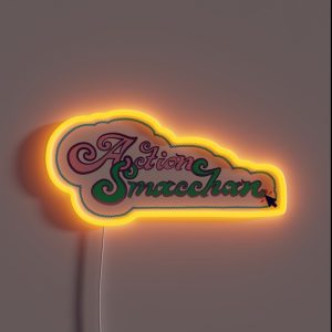 Action Smacchan Vtuber Logo Love RGB Neon Sign Action Smacchan Vtuber Logo Love RGB Neon Sign