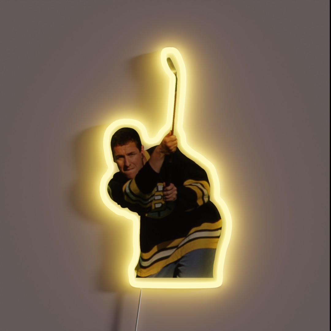 Adam Sandler In Happy Gilmore RGB Neon Sign Adam Sandler In Happy Gilmore RGB Neon Sign