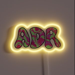 ADR Ain T Doing Right RGB Neon Sign ADR Ain T Doing Right RGB Neon Sign