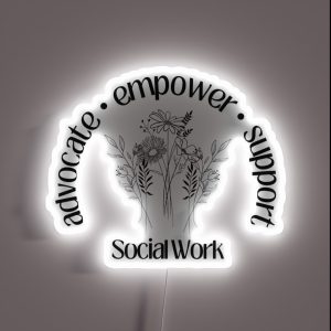 Advocate Support And Empower RGB Neon Sign