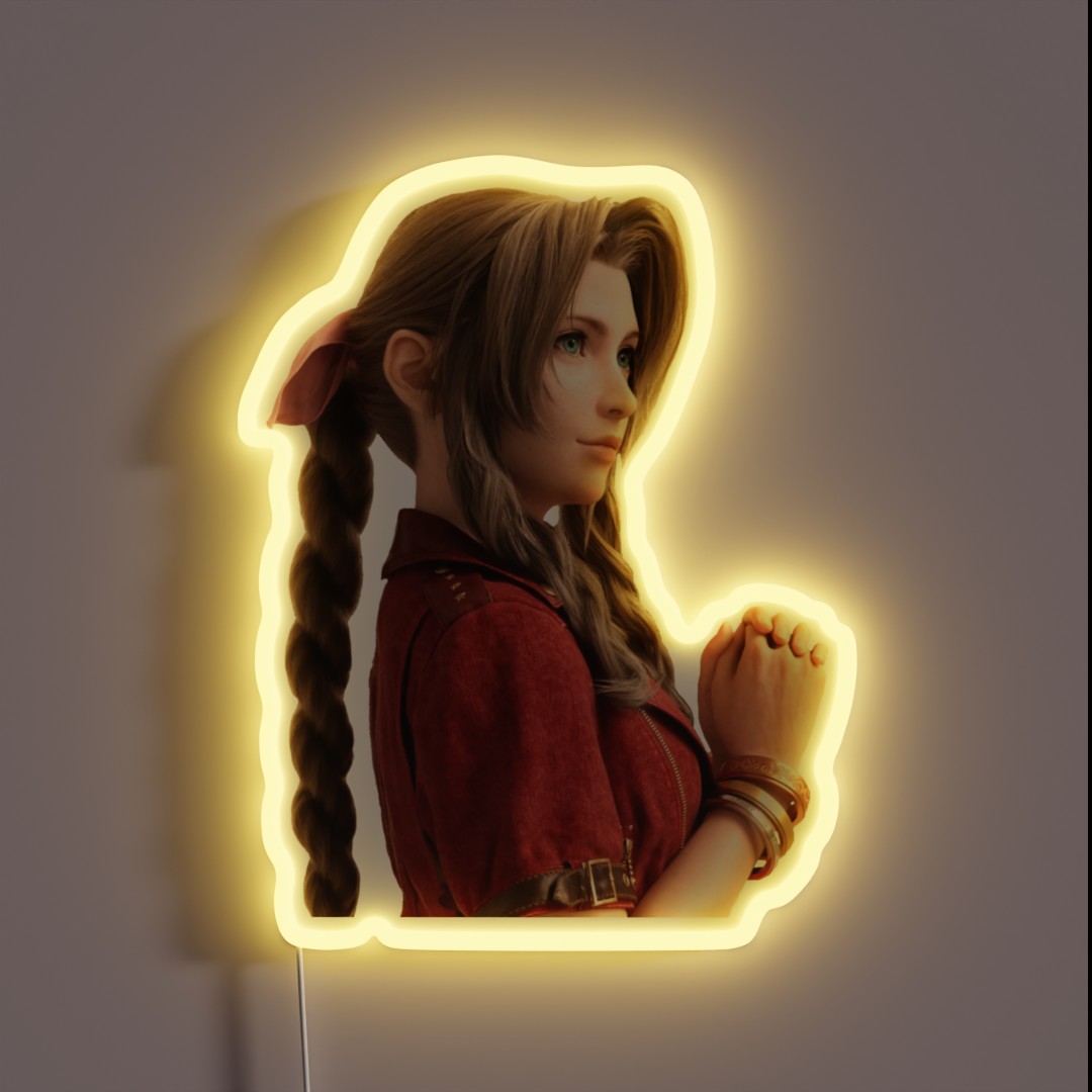 Aerith FF7 RGB Neon Sign Aerith FF7 RGB Neon Sign