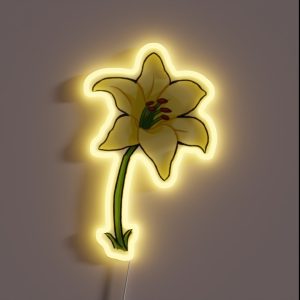 Aerith S Flower RGB Neon Sign