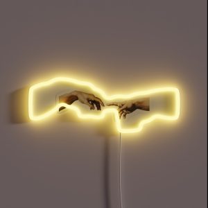 Aesthetic Hand Touch RGB Neon Sign Aesthetic Hand Touch RGB Neon Sign