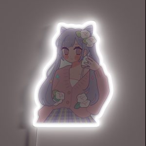 Aesthetic Keqing RGB Neon Sign