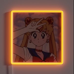 Aesthetic Sailor Moon RGB Neon Sign Aesthetic Sailor Moon RGB Neon Sign