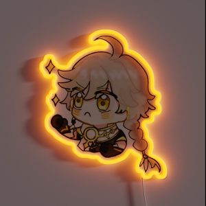 Aether Chibi Funny Anime Game RGB Neon Sign Aether Chibi Funny Anime Game RGB Neon Sign