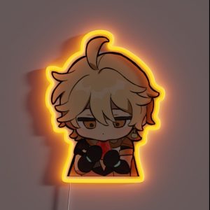 Aether Genshin Impact Chibi RGB Neon Sign Aether Genshin Impact Chibi RGB Neon Sign