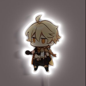 Aether Genshin Impact Chibi RGB Neon Sign Aether Genshin Impact Chibi RGB Neon Sign