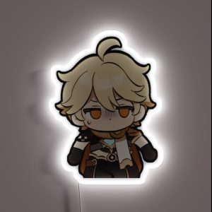 Aether Genshin Impact Chibi RGB Neon Sign Aether Genshin Impact Chibi RGB Neon Sign