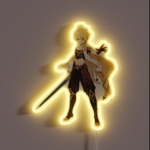 Aether Male Traveler RGB Neon Sign