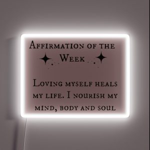 Affirmation RGB Neon Sign Affirmation RGB Neon Sign