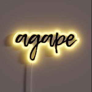 Agape RGB Neon Sign