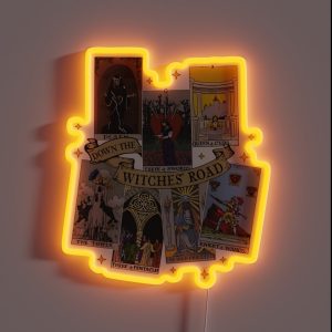 Agatha All Along Tarot Cards RGB Neon Sign