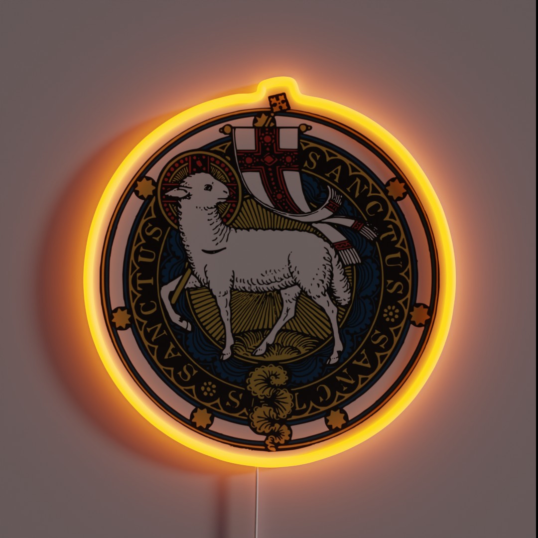 Agnus Dei RGB Neon Sign Agnus Dei RGB Neon Sign