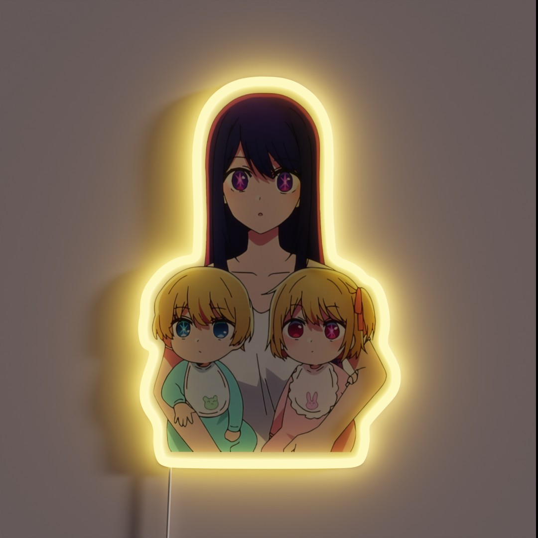 Ai Hoshino Oshi No Ko Kawaii RGB Neon Sign Ai Hoshino Oshi No Ko Kawaii RGB Neon Sign