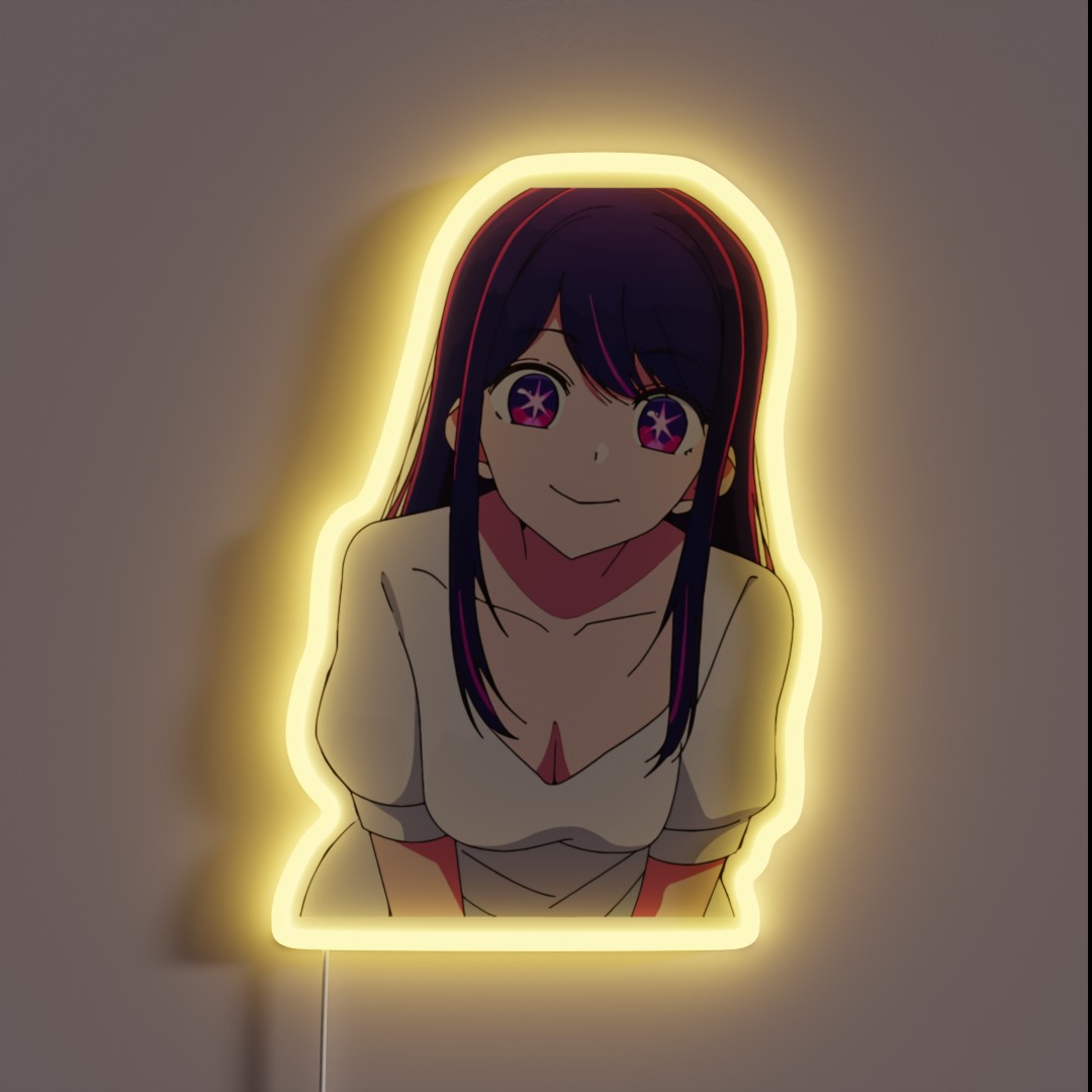 Ai Hoshino Oshi No Ko Kawaii RGB Neon Sign Ai Hoshino Oshi No Ko Kawaii RGB Neon Sign