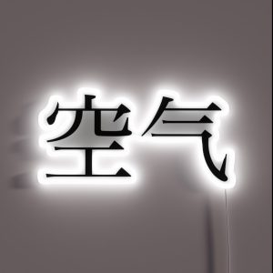 Air Kanji RGB Neon Sign Air Kanji RGB Neon Sign