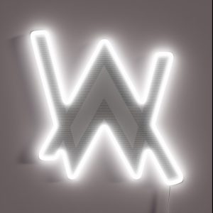 Alan Walker Binary Logo Black RGB Neon Sign Alan Walker Binary Logo Black RGB Neon Sign