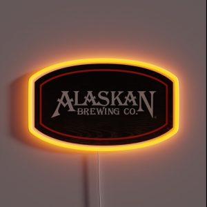 Alaskan Brewing Logo RGB Neon Sign