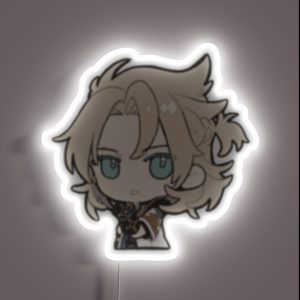 Albedo Genshin Impact Chibi RGB Neon Sign Albedo Genshin Impact Chibi RGB Neon Sign