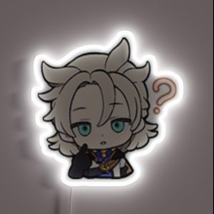 Albedo Genshin Impact Chibi RGB Neon Sign Albedo Genshin Impact Chibi RGB Neon Sign