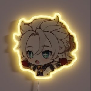 Albedo Genshin Impact RGB Neon Sign Albedo Genshin Impact RGB Neon Sign