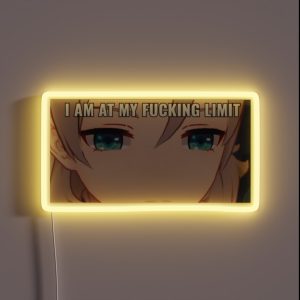 Albedo I M At My Limit RGB Neon Sign