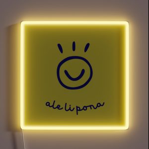Ale Li Pona Kule Pi Toki Pona Toki Pona RGB Neon Sign