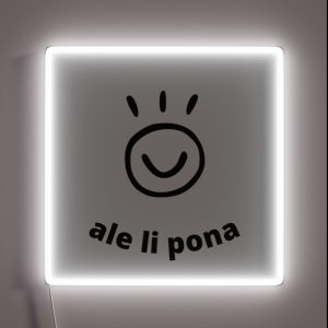 Ale Li Pona Pimeja En Walo Toki Pona RGB Neon Sign