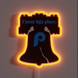 Alec Bohm I Love This Place RGB Neon Sign