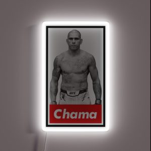 Alex Pereira Chama RGB Neon Sign