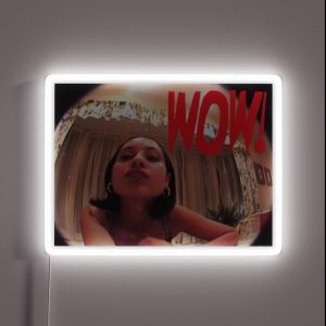 ALEXA DEMIE 90 S Fisheye Film Red Skater Print RGB Neon Sign