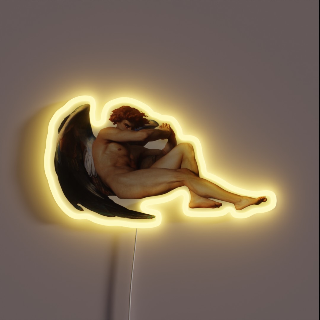 Alexandre Cabanel Fallen Angel RGB Neon Sign Alexandre Cabanel Fallen Angel RGB Neon Sign