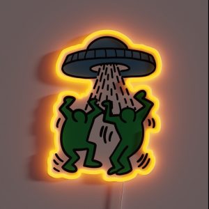 Alien Abduction RGB Neon Sign Alien Abduction RGB Neon Sign