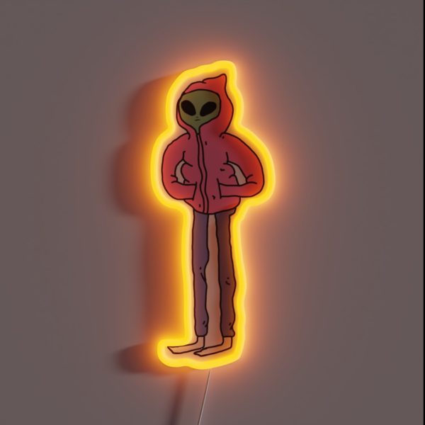Alien Dude RGB Neon Sign