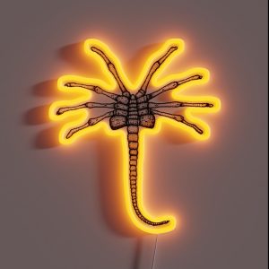 ALIEN FACEHUGGER RGB Neon Sign