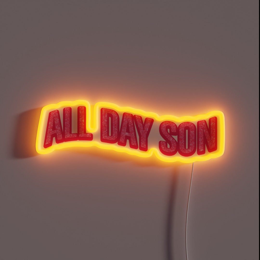 ALL DAY New Girl Pack RGB Neon Sign ALL DAY New Girl Pack RGB Neon Sign