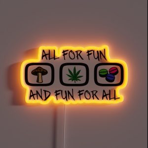 All For Fun RGB Neon Sign All For Fun RGB Neon Sign