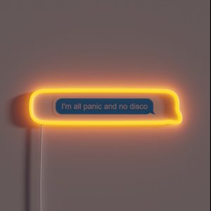 All Panic No Disco RGB Neon Sign