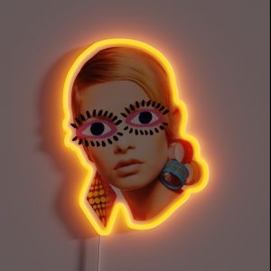 ALL SEEING TWIGGY RGB Neon Sign