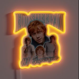 ALL Star I Love Ed Sheeran RGB Neon Sign