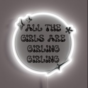 All The Girls Are Girling Girling LE SSERAFIM RGB Neon Sign