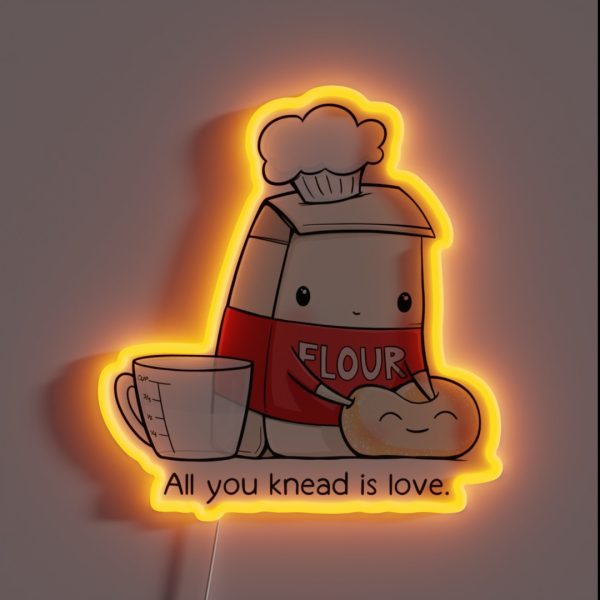 All You Knead Is Love RGB Neon Sign