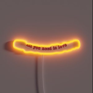 All You Need Is Love RGB Neon Sign All You Need Is Love RGB Neon Sign
